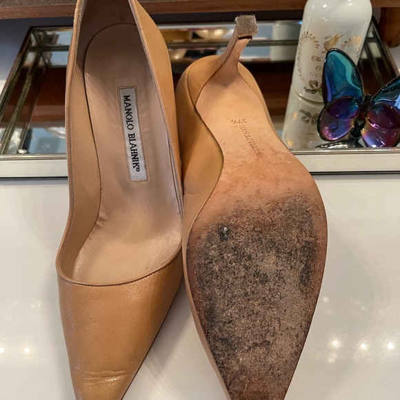 Manolo Blahnik Neutral heels - Picture 2 of 9